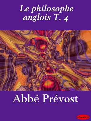 cover image of Le philosophe anglois, Volume 4
